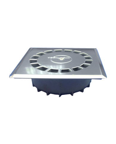 comprar Sumidero sifónico vertical con tapa Inox 20x20 S/ 40. T-88I 50685 Tecnoagua de TECNOAGUA - Sumideros Y Calderetas