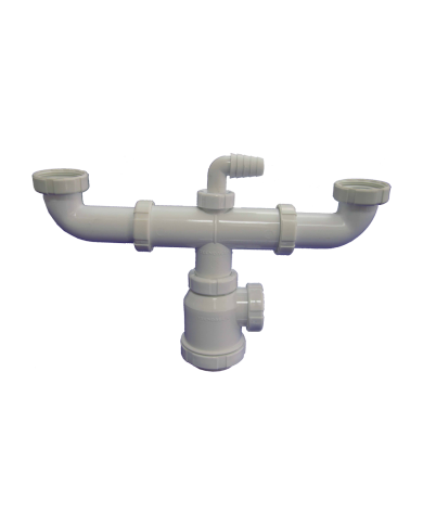 comprar Sifón doble botella con tuerca loca 1/ 1/2" x 1 1/2" 40. T-45L 50206 Tecnoagua de TECNOAGUA - Sifones y desagues comprar Sifón doble botella con tuerca loca 1/ 1/2" x 1 1/2" 40. T-45L 50206 Tecnoagua de TECNOAGUA - Sifones y desagues