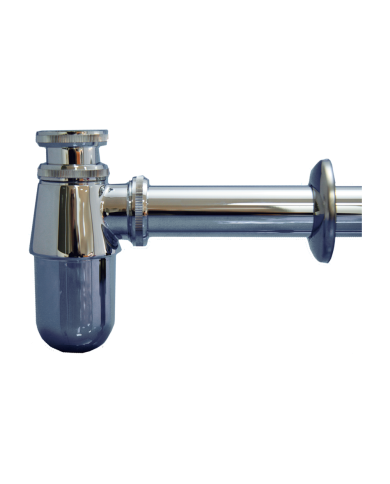 comprar Sifón botella lavabo racor/extencible de latón cromado con alargadera de plafón 1 1/4" - 32 . T-40 50078 Tecnoagua de TECNOAGUA - Sifones y desagues comprar Sifón botella lavabo racor/extencible de latón cromado con alargadera de plafón 1 1/4" - 32 . T-40 50078 Tecnoagua de TECNOAGUA - Sifones y desagues