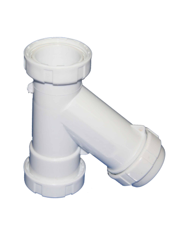 comprar Sifón Y griega vertical 1 1/2" x 1 1/2" - 40 con tuerca loca. T-10 50055 Tecnoagua de TECNOAGUA - Sifones y desagues comprar Sifón Y griega vertical 1 1/2" x 1 1/2" - 40 con tuerca loca. T-10 50055 Tecnoagua de TECNOAGUA - Sifones y desagues