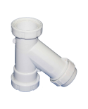 Sifón Y griega  vertical 1 1/4" x 1 1/4" - 40 con tuerca loca. T-10 50055 Tecnoagua