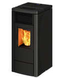 Estufa Pellets modelo Olivia Steel (canalizable). Ravelli