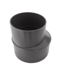 Reducción excéntrica MH 125-90 PVC. REE-05 201004 Crearplast