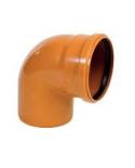 Codo MH 200-45º PVC Naranja. CJE-42 210902 Crearplast