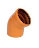 Codo MH 160-87º PVC Naranja. CJE-81 210801 Crearplast