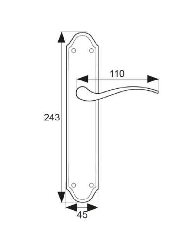 comprar Juego manilla de latón pulido Serie 666. Micel de MICEL - Oulet