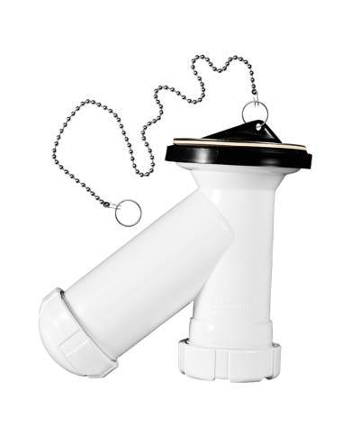 comprar Sifón compacto "Y" 1 1/2" con válvula + tapón + cadena. 33012062 R-6 Riuvert de RIUVERT - Sifones y desagues comprar Sifón compacto "Y" 1 1/2" con válvula + tapón + cadena. 33012062 R-6 Riuvert de RIUVERT - Sifones y desagues