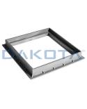 Placa sifónica para arqueta PP 30x30cm gris POZ06-1379 Dakota