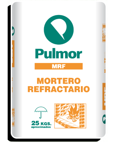 comprar Mortero refractario MRF. Saco 25Kg Pulmor de PULMOR - Refractarios comprar Mortero refractario MRF. Saco 25Kg Pulmor de PULMOR - Refractarios