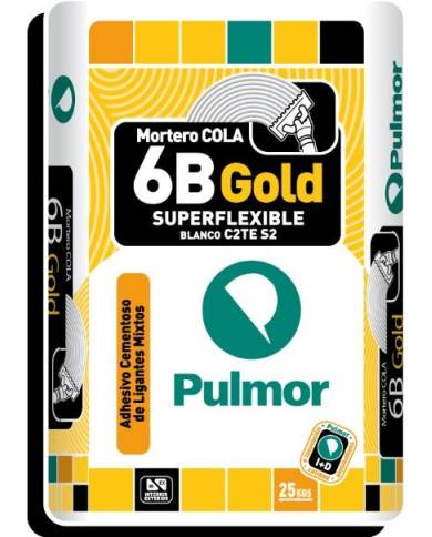 comprar Pulmor 6B Gold - Superflex blanco C2TE S2 saco de 25Kg. Pulmor de PULMOR - Cementos comprar Pulmor 6B Gold - Superflex blanco C2TE S2 saco de 25Kg. Pulmor de PULMOR - Cementos