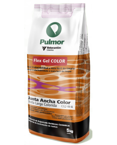 comprar Pulmor tapajuntas junta ancha Flex Gel. Bolsa 5Kg. Pulmor de PULMOR - Juntas Cementosas comprar Pulmor tapajuntas junta ancha Flex Gel. Bolsa 5Kg. Pulmor de PULMOR - Juntas Cementosas