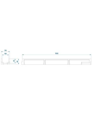 comprar Canal de hormigón polímero DOMO 130x80mm Ulma de ULMA - Canal Hormigon Polimero comprar Canal de hormigón polímero DOMO 130x80mm Ulma de ULMA - Canal Hormigon Polimero