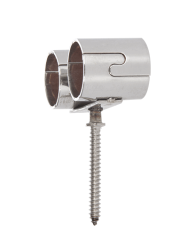 Tibio moneda choque Abrazadera Fixtube Doble de acero inoxidable para tubo de cobre de 22mm.  4130220000 Martigrap