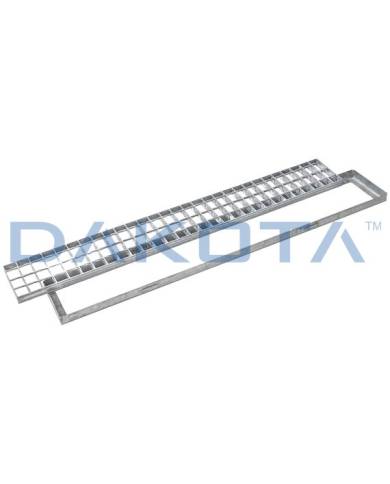 comprar Rejilla con marco galvanizada. 100x10cm transito turismos. ZIN09-6909 Dakota de DAKOTA - Canal Galvanizado comprar Rejilla con marco galvanizada. 100x10cm transito turismos. ZIN09-6909 Dakota de DAKOTA - Canal Galvanizado