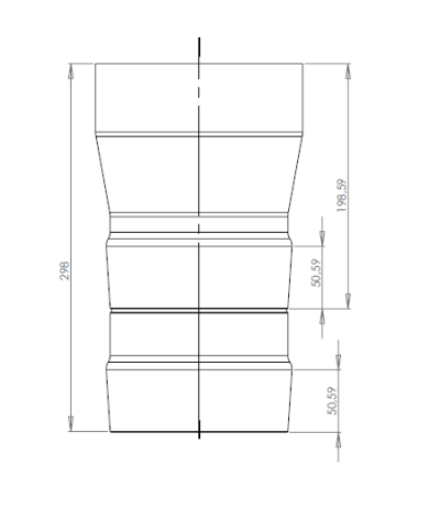 comprar Tubo alargador de fundición Ø150mm. Lacunza de LACUNZA - Cocinas comprar Tubo alargador de fundición Ø150mm. Lacunza de LACUNZA - Cocinas