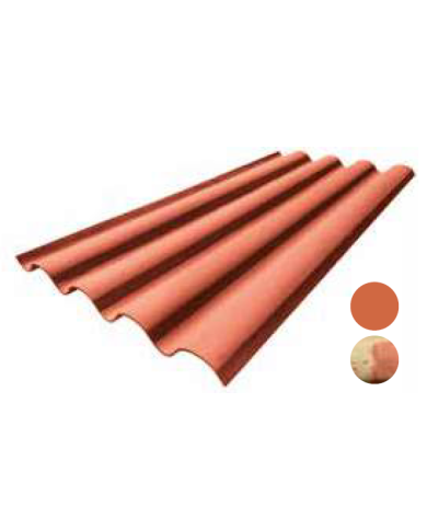 comprar Placa perfil curva 230 rústica arcilla 152x96.4cm. 162579 Euronit de Euronit - Cubiertas tejados comprar Placa perfil curva 230 rústica arcilla 152x96.4cm. 162579 Euronit de Euronit - Cubiertas tejados