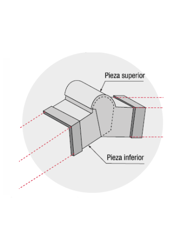comprar Remate de piñón 30x30 Superior rustico arcilla (Hm). 95106 Euronit de Euronit - Tejas comprar Remate de piñón 30x30 Superior rustico arcilla (Hm). 95106 Euronit de Euronit - Tejas