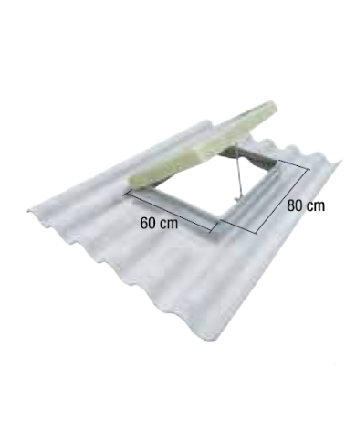 comprar Tapa para claraboya de poliéster reforzado 80x60 cm. 150524 Euronit de Euronit - Cubiertas tejados comprar Tapa para claraboya de poliéster reforzado 80x60 cm. 150524 Euronit de Euronit - Cubiertas tejados