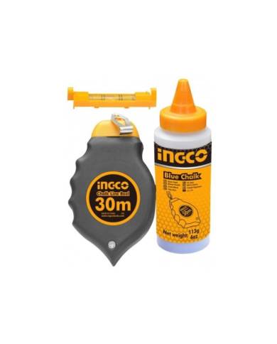 comprar Kit marcador tiralíneas + azulete. HCLR0130 Ingco de INGCO - Trazado y marcaje