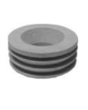 Enchufe de goma a presión para inodoro Victoria Ø63mm con cuello. Meval