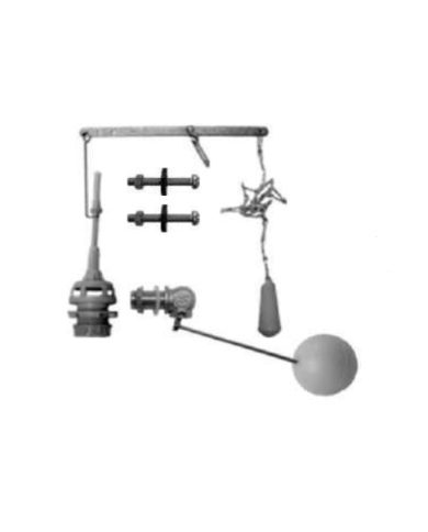 comprar Conjunto accesorios para cisterna de tanque alto - Meval de MEVAL - Mecanismos de cisterna WC comprar Conjunto accesorios para cisterna de tanque alto - Meval de MEVAL - Mecanismos de cisterna WC