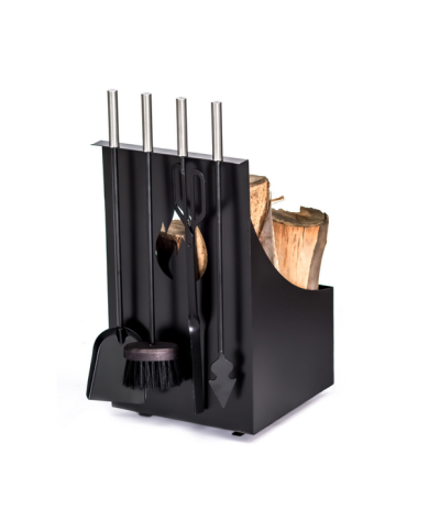 comprar Conjunto leñero + accesorios chimenea. CL02020 Igno de BELA-ARTE - Acesorios chimeneas comprar Conjunto leñero + accesorios chimenea. CL02020 Igno de BELA-ARTE - Acesorios chimeneas
