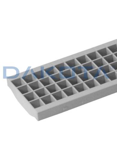 comprar Rejilla canaleta PP 1000x130mm Gris. POZ90/1351CL Dakota de DAKOTA - Canal Pvc Pp comprar Rejilla canaleta PP 1000x130mm Gris. POZ90/1351CL Dakota de DAKOTA - Canal Pvc Pp