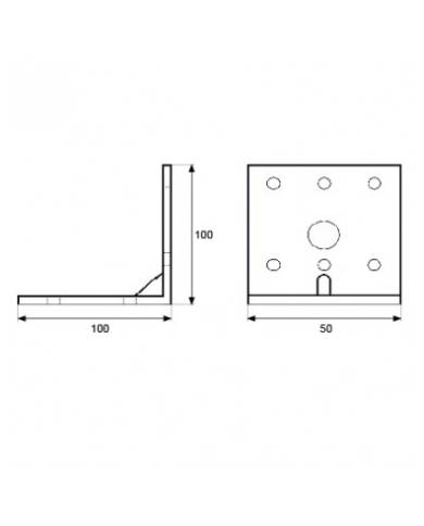 comprar Ángulo zincado pesante 100x100x50mm. Ref. 39141 Micel de MICEL - Oulet comprar Ángulo zincado pesante 100x100x50mm. Ref. 39141 Micel de MICEL - Oulet