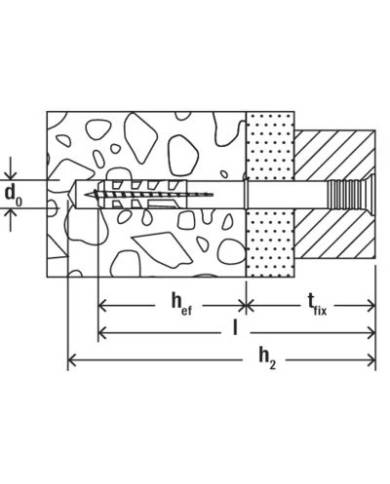 comprar Taco Clavo Hammerfix N6 - 06X060 30S. fischer de FISCHER - Plásticos comprar Taco Clavo Hammerfix N6 - 06X060 30S. fischer de FISCHER - Plásticos
