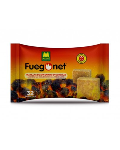 comprar 1 Paquete de Pastillas de encendido ecológicas. 231094 Fuegonet (Venta pack de 24 paquetes) de FUEGO NET - Barbacoas comprar 1 Paquete de Pastillas de encendido ecológicas. 231094 Fuegonet (Venta pack de 24 paquetes) de FUEGO NET - Barbacoas