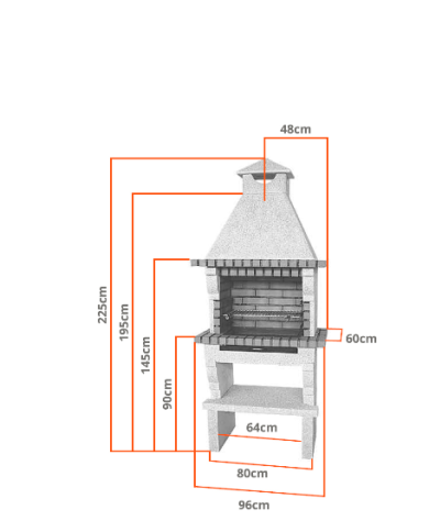 comprar Barbacoa / churrasquera con parrilla 60x38cm Ref.101 Casa santos de CASA-SANTOS - Barbacoas comprar Barbacoa / churrasquera con parrilla 60x38cm Ref.101 Casa santos de CASA-SANTOS - Barbacoas