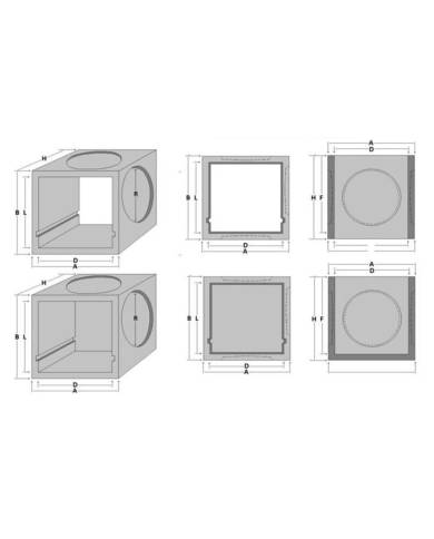 comprar Arqueta de hormigón sin fondo 40x40cm. Buxan de No-definida - Arquetas Hormigon comprar Arqueta de hormigón sin fondo 40x40cm. Buxan de No-definida - Arquetas Hormigon