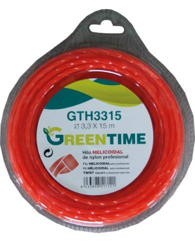 comprar Hilo de nylon helicoidal Ø3.3mm x 15m. GTH3315 Green Time de GREEN TIME - Accesorios y consumibles comprar Hilo de nylon helicoidal Ø3.3mm x 15m. GTH3315 Green Time de GREEN TIME - Accesorios y consumibles