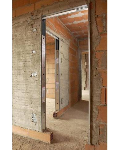 comprar Armazón metálico para puerta corredera. Pared revoco 800x2020x90mm Modelo Junior. EBIC080SE Eclisse de ECLISSE - Estructura puerta interior comprar Armazón metálico para puerta corredera. Pared revoco 800x2020x90mm Modelo Junior. EBIC080SE Eclisse de ECLISSE - Estructura puerta interior