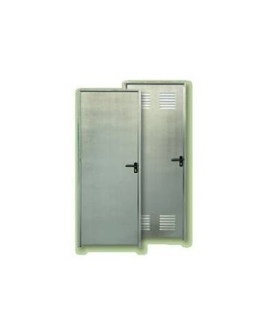 comprar Puerta de trastero galvanizada y ensamblada. 890x2000 Derecha con ventilación. Puertas Alvarez de - Puertas trastero