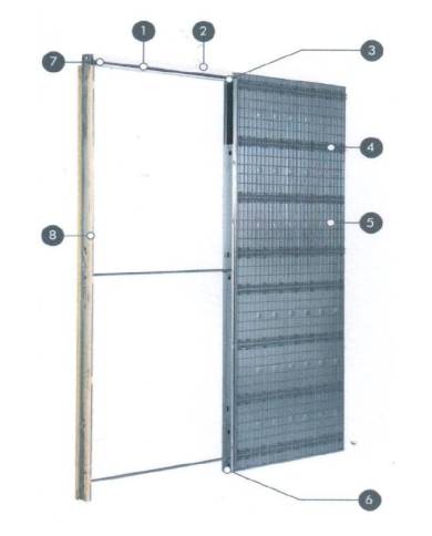 comprar Armazón metálico para puerta corredera. Pared revoco 700x2020x90mm Modelo Junior. EBIC070SE Eclisse de ECLISSE - Estructura puerta interior comprar Armazón metálico para puerta corredera. Pared revoco 700x2020x90mm Modelo Junior. EBIC070SE Eclisse de ECLISSE - Estructura puerta interior