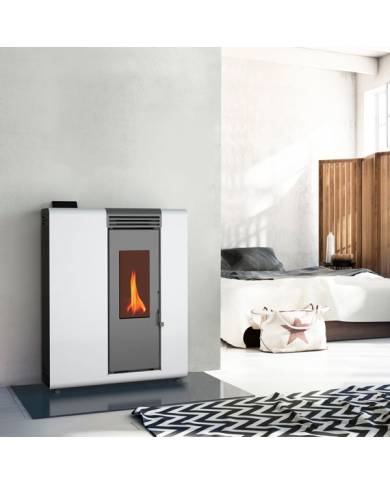 comprar Estufa Pellets Avant Wind 11Kw canalizable Negra. EOSS de - Estufas de pellets