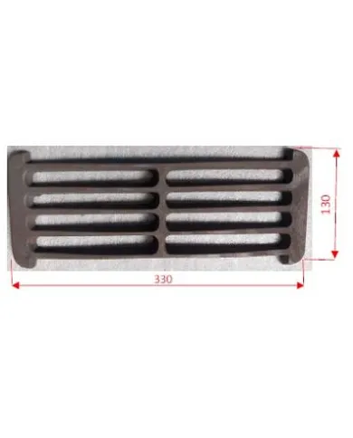 comprar Parrilla para cocina de leña 33x13cm. 7567050 HERGOM de - Cocinas