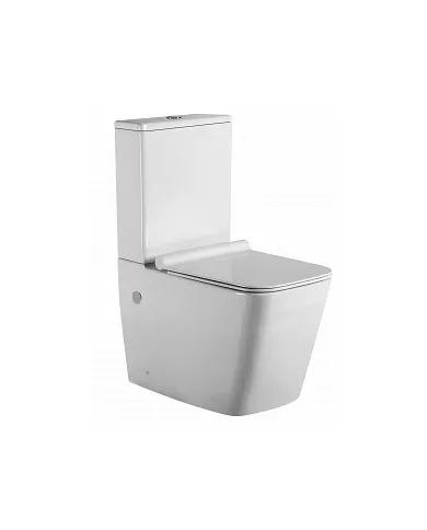 comprar Pack WC Naranja (inodoro + tanque + tapa amortiguada + codo) Becrisa de - Descatalogados