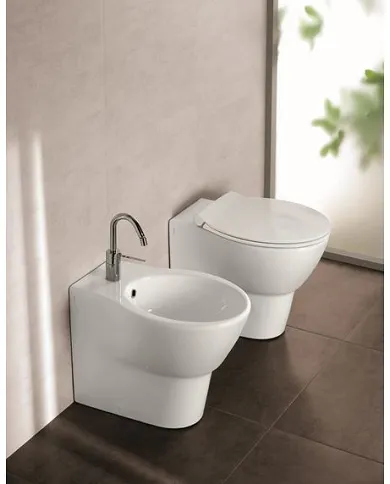 comprar Bidé NIDO® adosado a suelo y pared. Un orificio + tornillo. HATRIA de - Oulet comprar Bidé NIDO® adosado a suelo y pared. Un orificio + tornillo. HATRIA de - Oulet