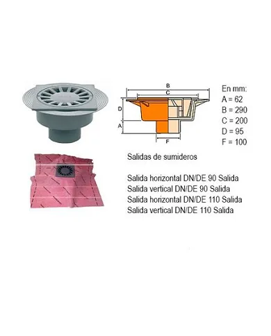 comprar Sumidero Water-Stop Kit Desagüe para terraza impermeabilizado horizontal Ø110. Guru de GURU - Laminas Transpirables comprar Sumidero Water-Stop Kit Desagüe para terraza impermeabilizado horizontal Ø110. Guru de GURU - Laminas Transpirables