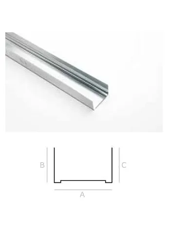 comprar CANAL 48x30x30--3000x0.55mm EGAPERFIL de EGAPERFIL - Carton yeso comprar CANAL 48x30x30--3000x0.55mm EGAPERFIL de EGAPERFIL - Carton yeso