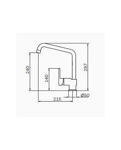 comprar Monomando Fregadero Eco Prime. 15820400 GBR de GROBER - Griferia