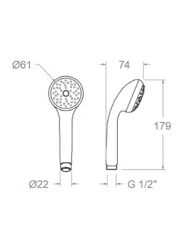 comprar MONOMANDO BAÃ‘O (1805S+3515+3546+1128C) TITANIUM Ref.1805VM R.S. de RAMON-SOLER - Griferia