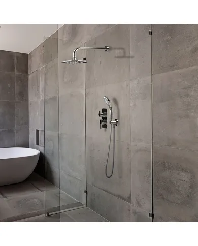 comprar Kit ducha empotrada Blautherm. Monomando - Rociador redondo. Ref.941502RP240 Ramon Soler de RAMON-SOLER - Griferia