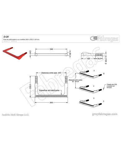 comprar Peldaño (Pate) Polipropileno 250x350x250 de FUNDICIÍN-DUCTIL-FABREGAS - Tapas rellenables comprar Peldaño (Pate) Polipropileno 250x350x250 de FUNDICIÍN-DUCTIL-FABREGAS - Tapas rellenables