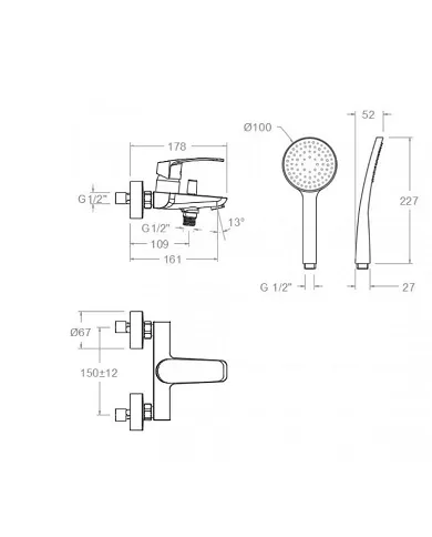 comprar Monomando baño / ducha New Fly. 570502T1 Ramon Soler de - Griferia