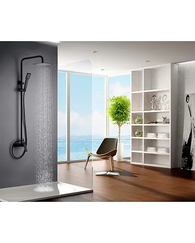 comprar Columna de ducha extensible negro mate Art. BDAR025/NG Imex de Imex Products - Griferia