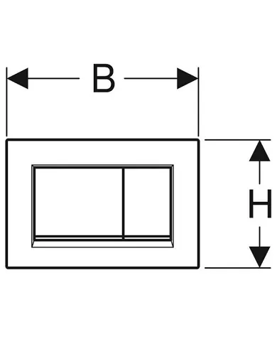 comprar Pulsador Sigma 30 Doble descarga Cromado Brillante. R.115.88.KH1 Geberit de GEBERIT - Complementos de baño