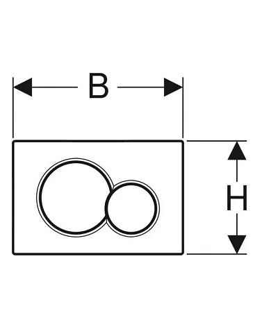 comprar Pulsador Sigma 01 Doble descarga Cromado Brillante. 115.770.21.5 Geberit de GEBERIT - Complementos de baño